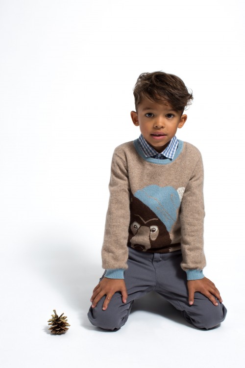 Marie-Chantal - AW15 - bear sweater boy